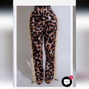 Leopard Print Women's Pants